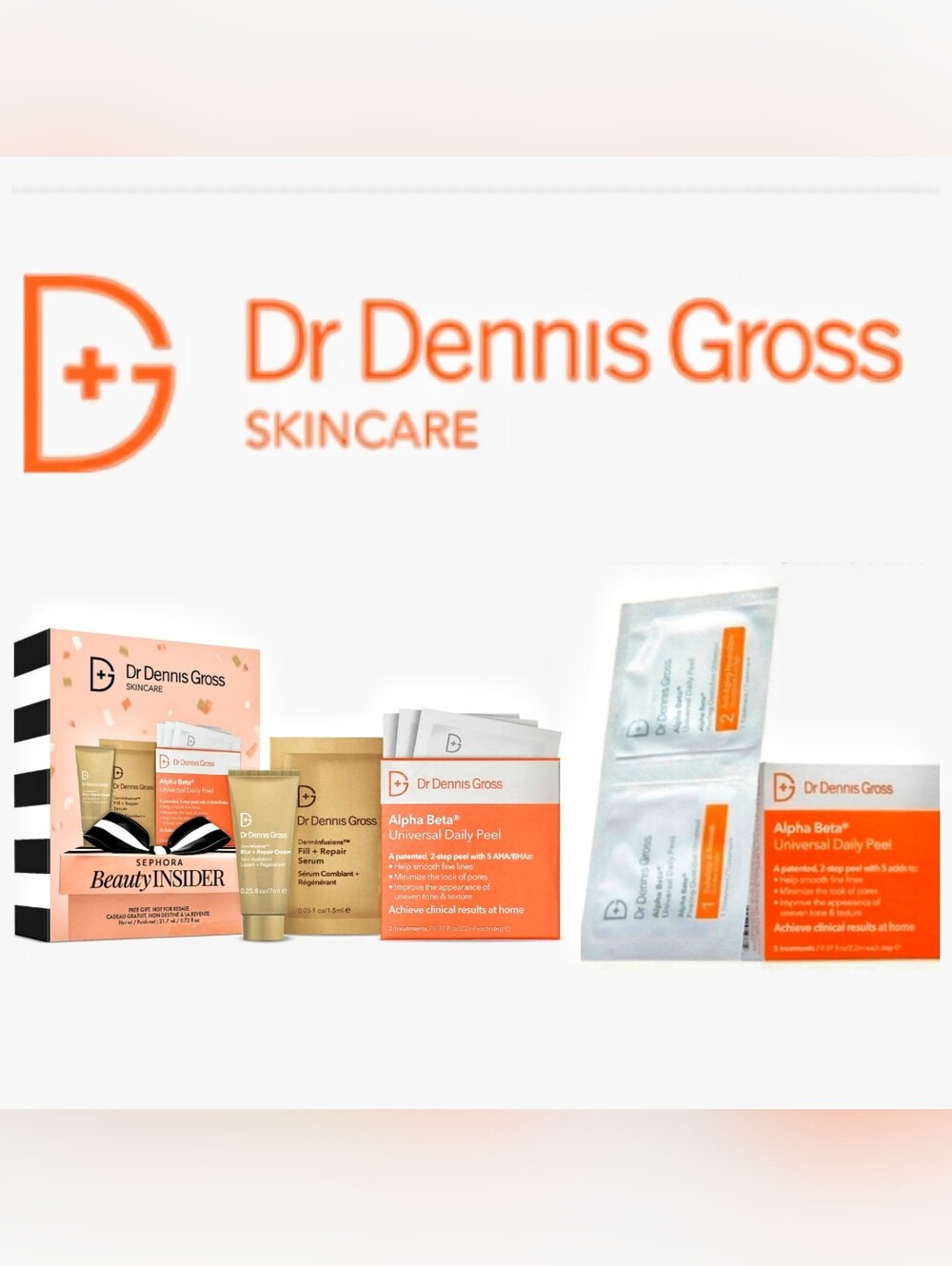 Lot Dr Dennis Gross cosmetics